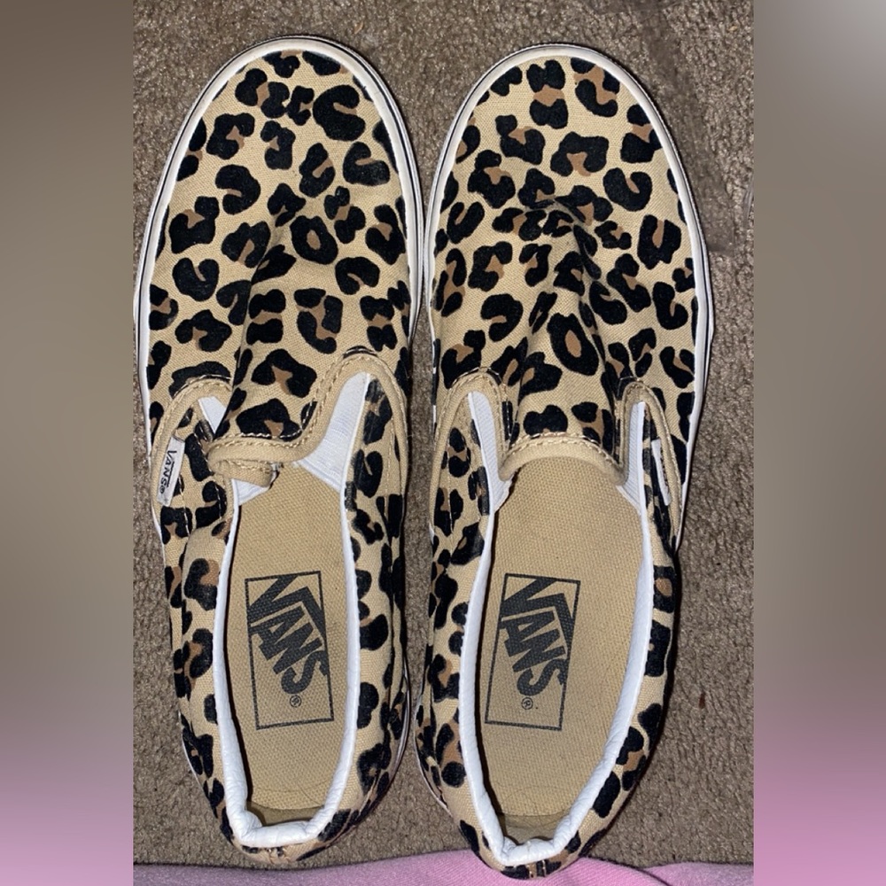 Cheetah print vans